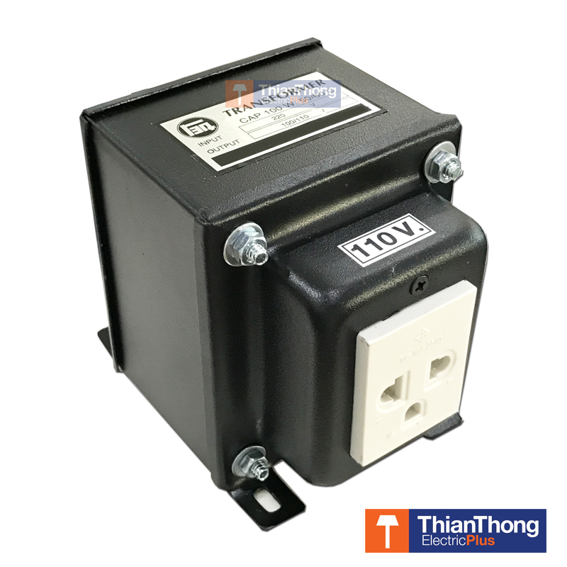 หม้อแปลงไฟ Electric Transformer 220V to 110V 100W